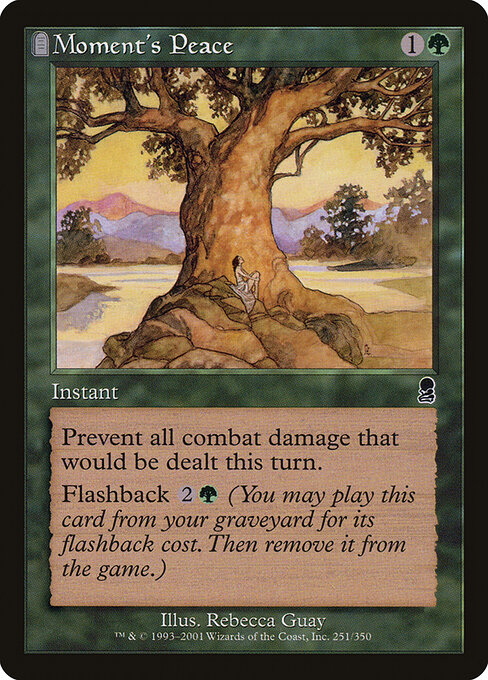 Moment's Peace card art