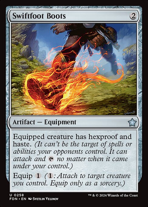 Swiftfoot Boots card art