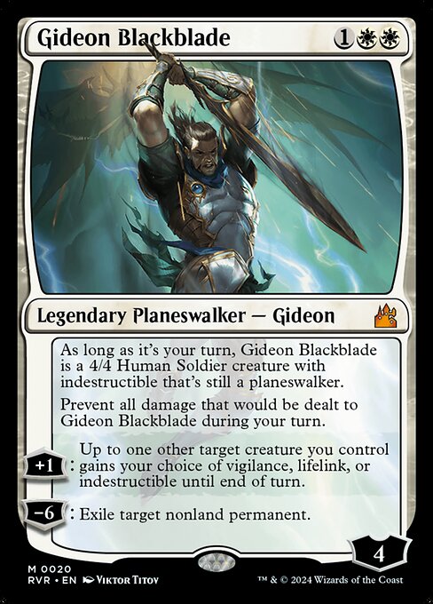 Gideon Blackblade card art