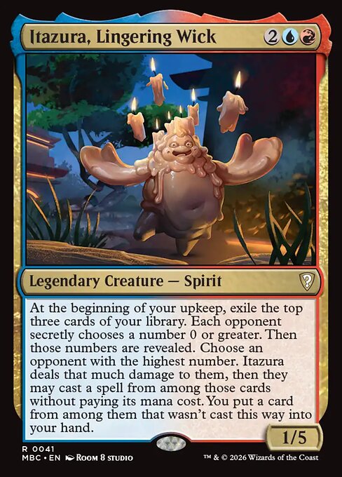 Itazura, Lingering Wick card art