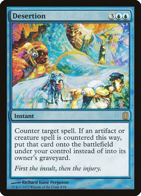 Desertion card art