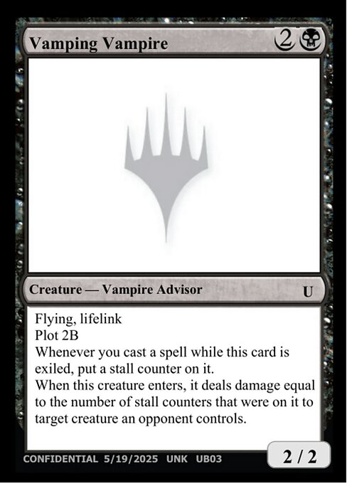 Vamping Vampire card art