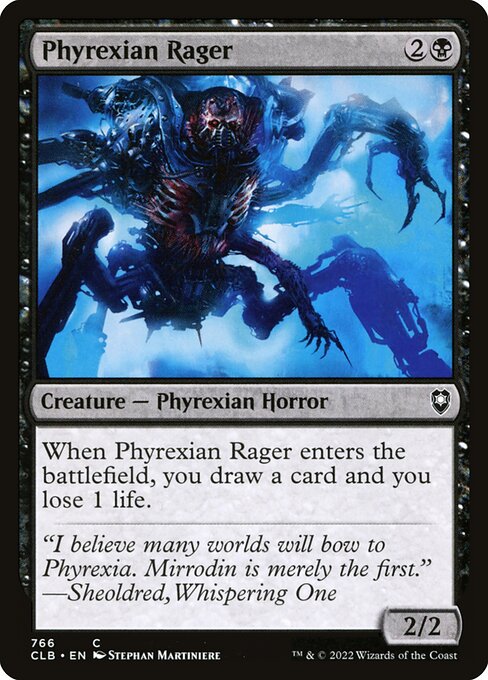 Phyrexian Rager card art