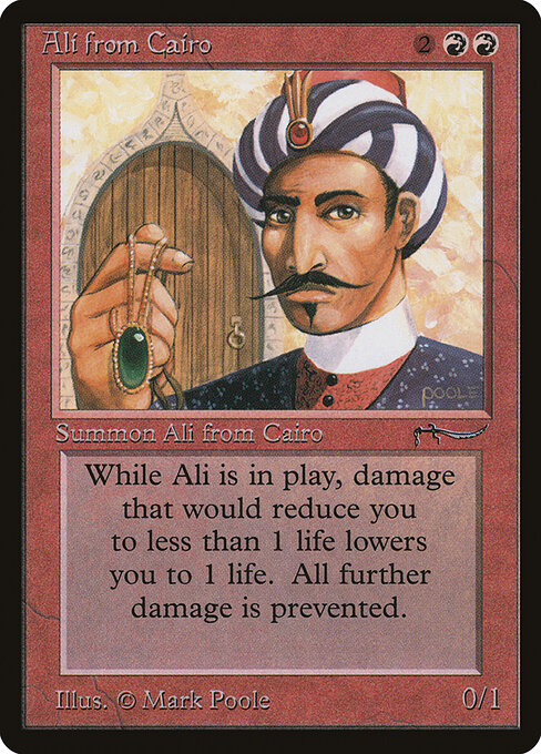 Ali from Cairo card art