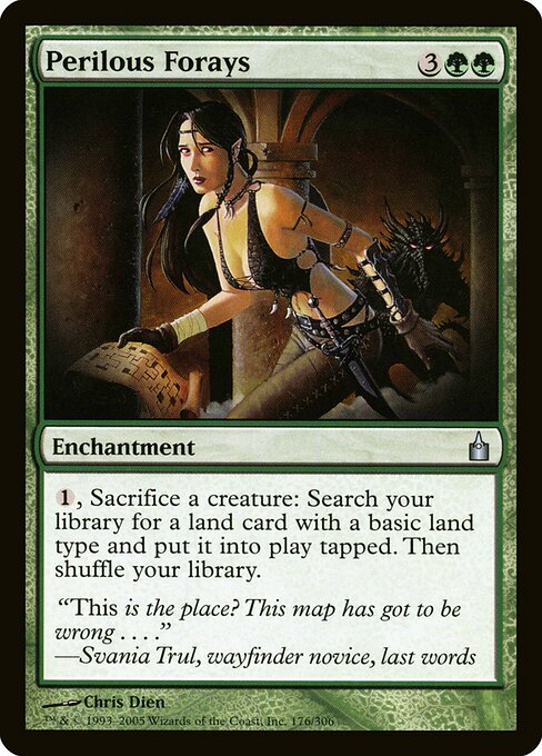 Perilous Forays card art