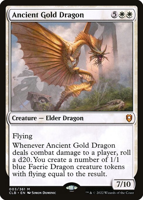 Ancient Gold Dragon card art