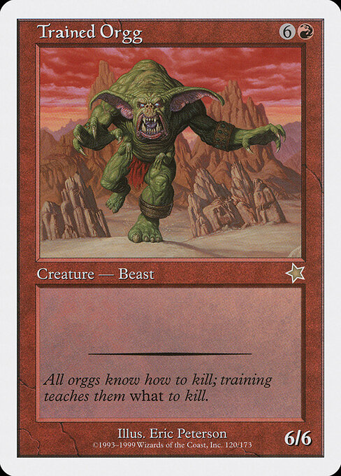 Trained Orgg card art