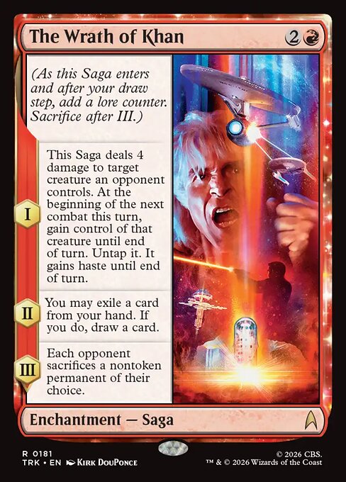 The Wrath of Khan card art