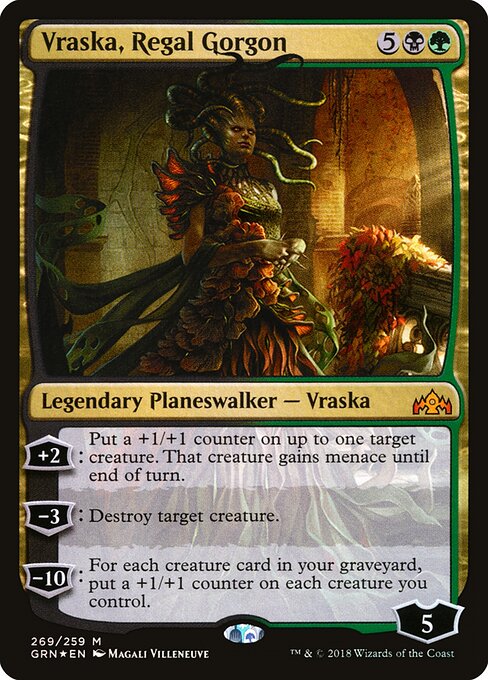 Vraska, Regal Gorgon card art