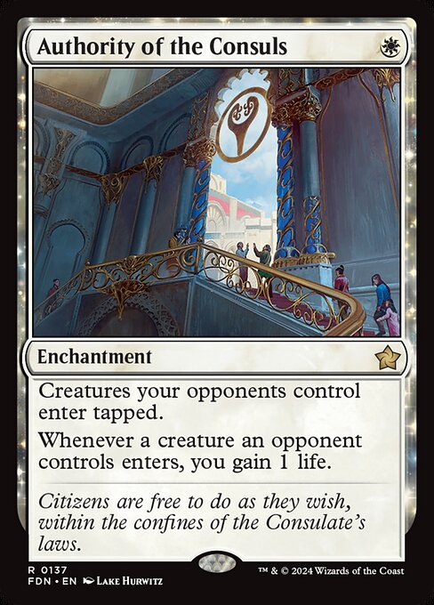 Authority of the Consuls card art