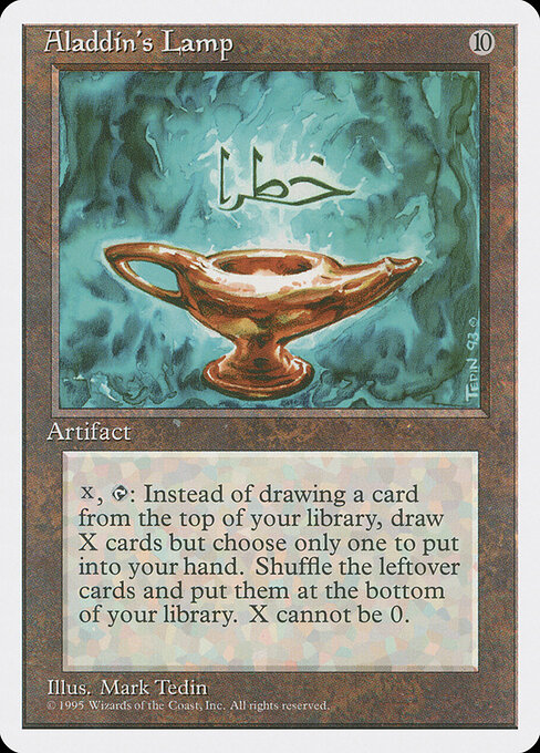 Aladdin's Lamp card art