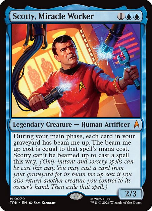 Scotty, Miracle Worker card art