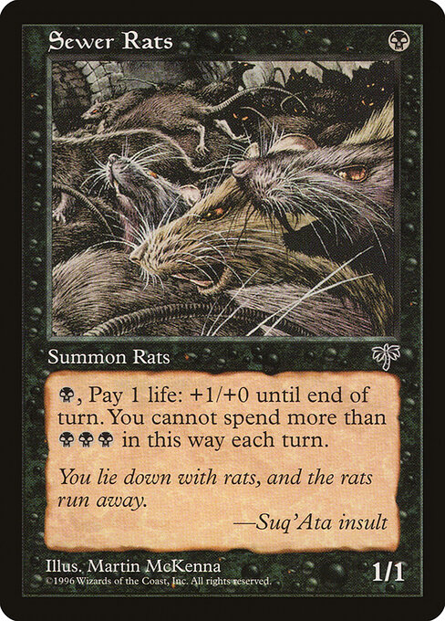 Sewer Rats card art