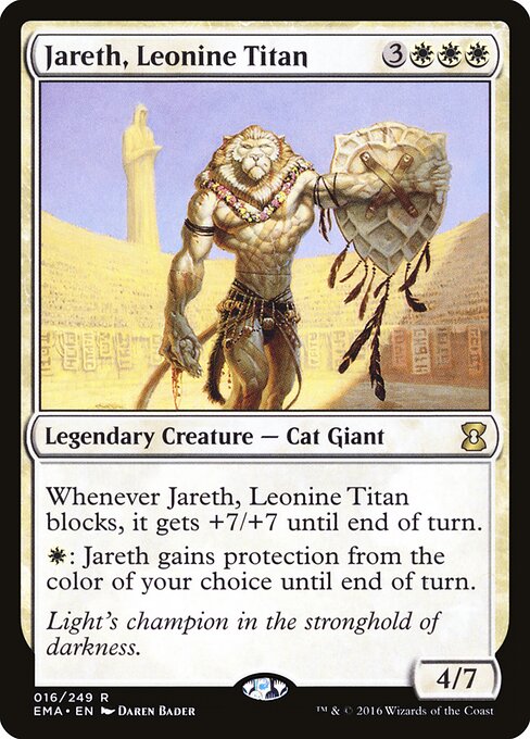 Jareth, Leonine Titan card art