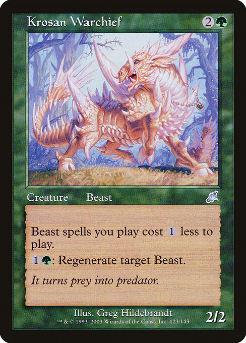 Krosan Warchief card art