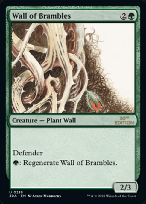 Wall of Brambles card art