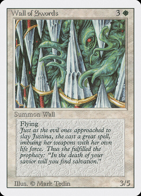 Wall of Swords card art