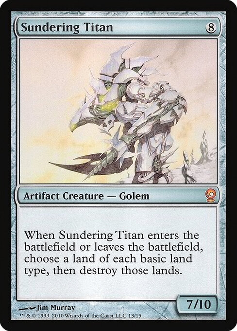 Sundering Titan card art