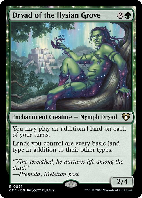 Dryad of the Ilysian Grove card art