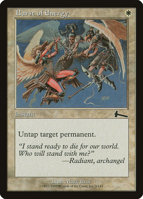 Burst of Energy card art