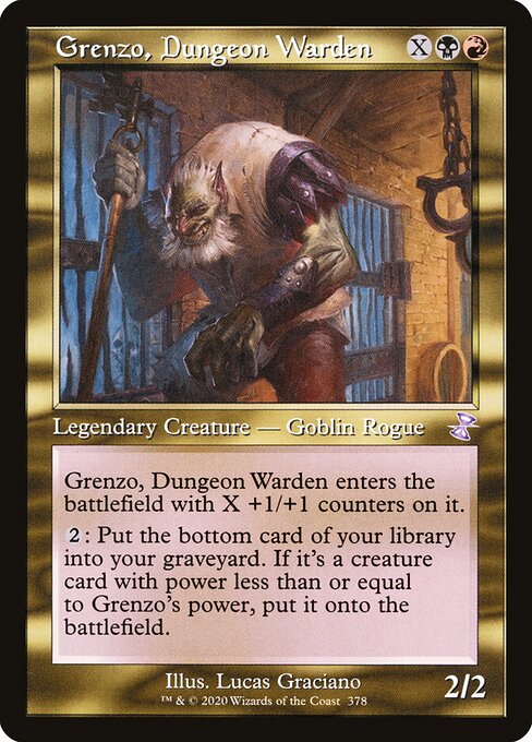 Grenzo, Dungeon Warden card art