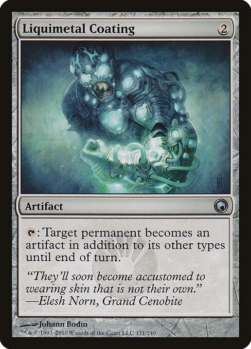 Liquimetal Coating card art