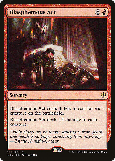 Blasphemous Act card art