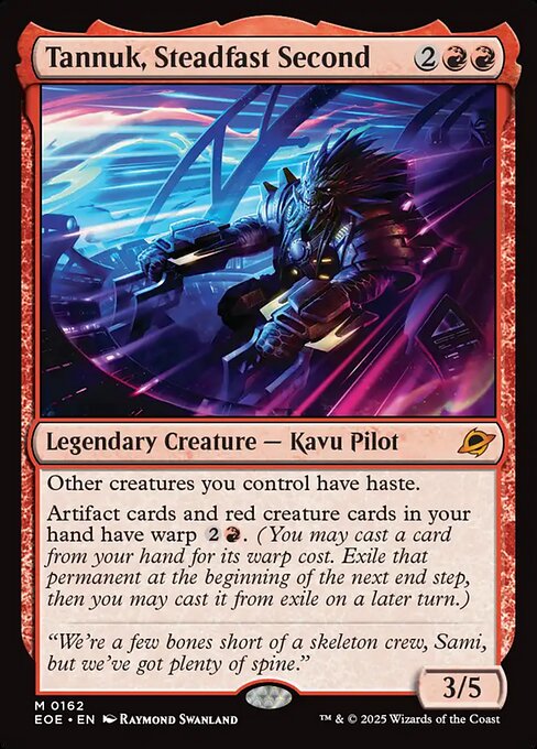 Tannuk, Steadfast Second card art