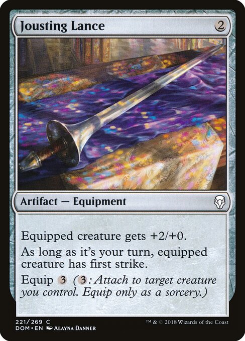 Jousting Lance card art