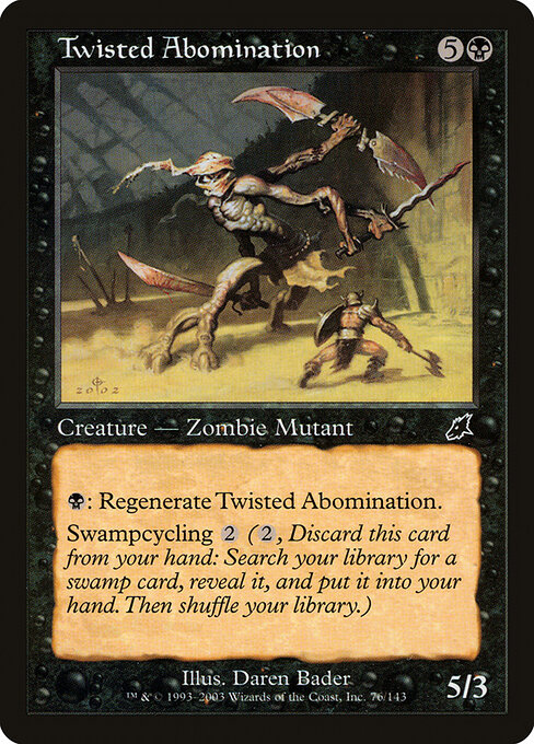 Twisted Abomination card art