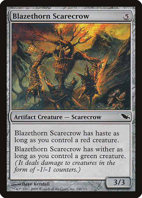 Blazethorn Scarecrow card art