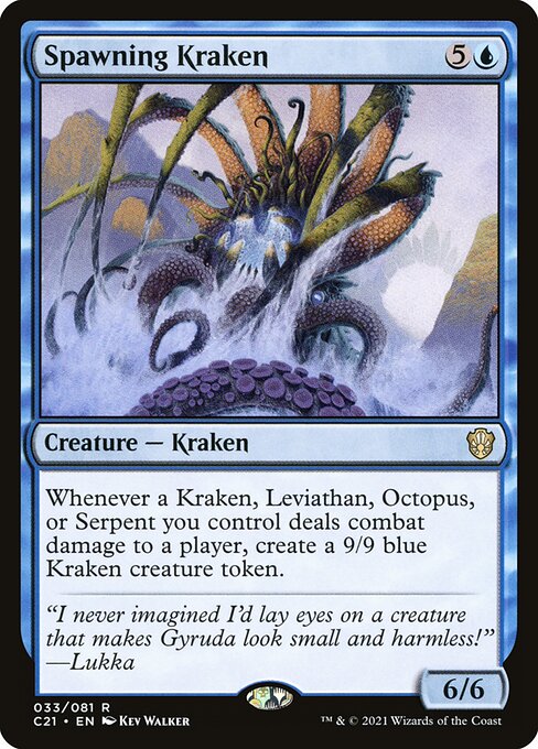 Spawning Kraken card art
