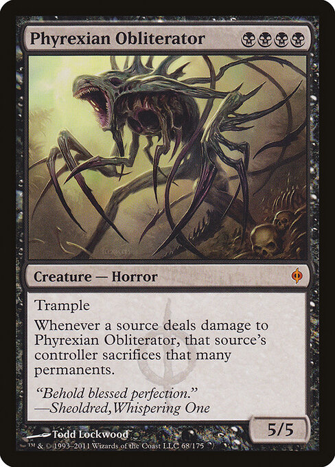 Phyrexian Obliterator card art