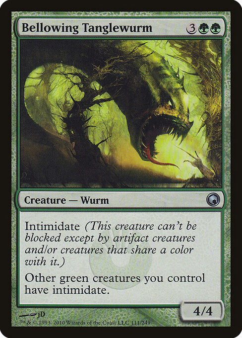 Bellowing Tanglewurm card art