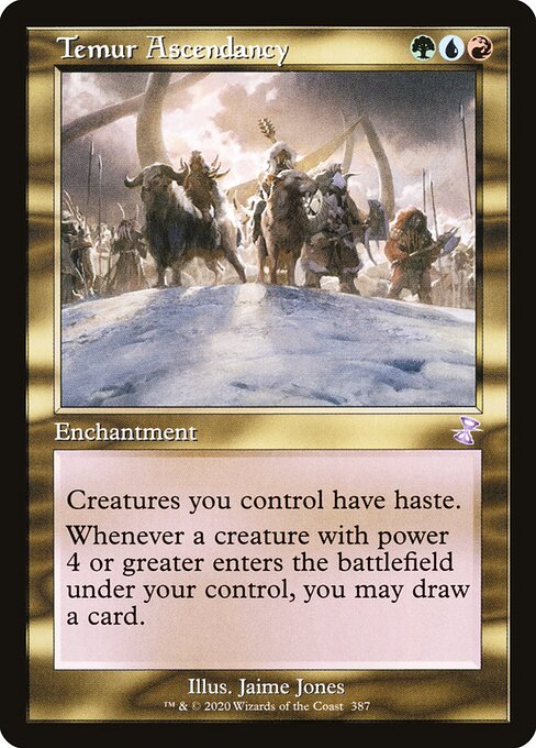 Temur Ascendancy card art