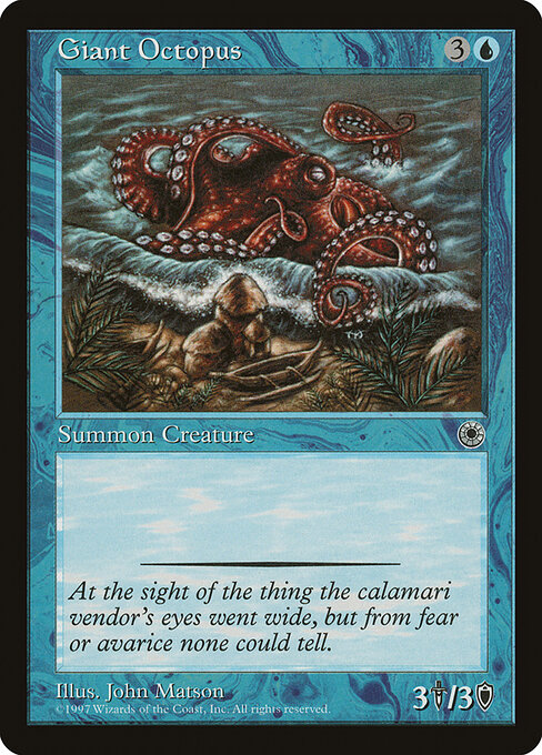 Giant Octopus card art