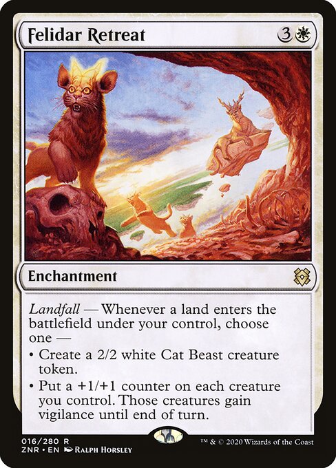 Felidar Retreat card art