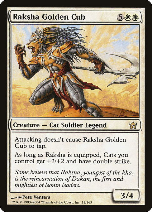 Raksha Golden Cub card art
