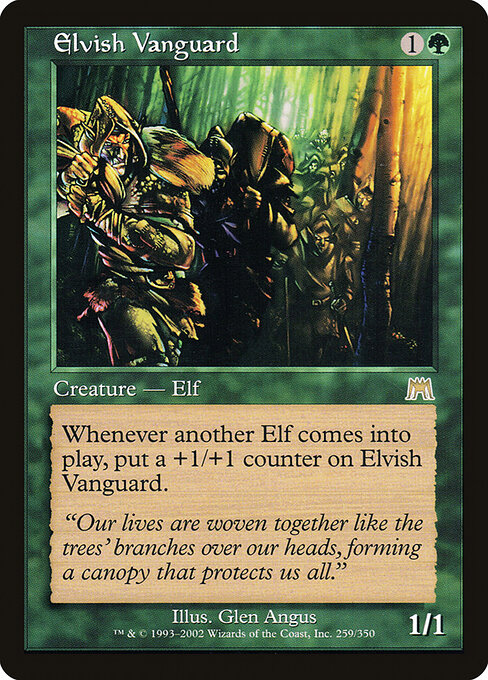 Elvish Vanguard card art