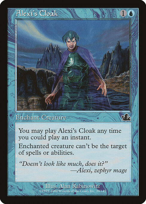 Alexi's Cloak card art