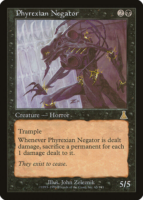 Phyrexian Negator card art