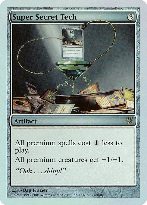 Super Secret Tech card art