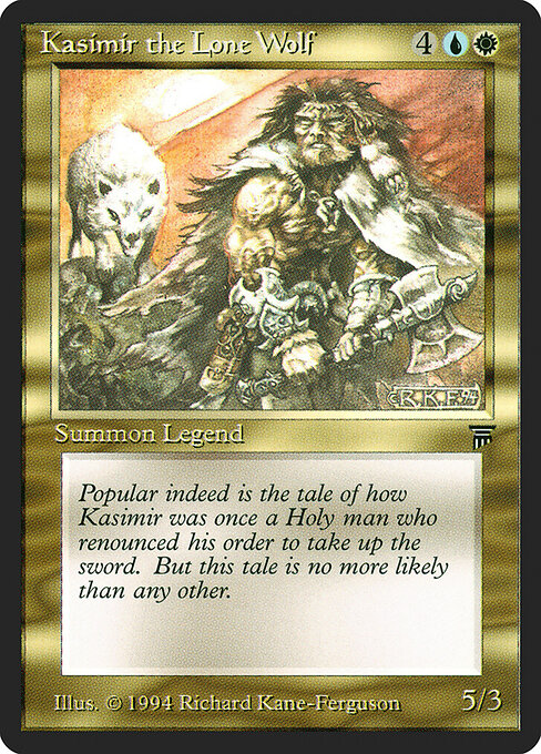 Kasimir the Lone Wolf card art