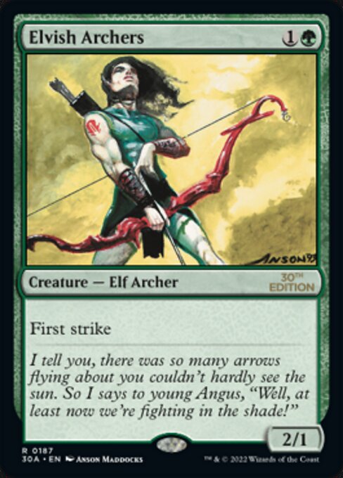 Elvish Archers card art