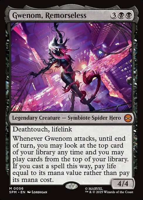 Gwenom, Remorseless card art