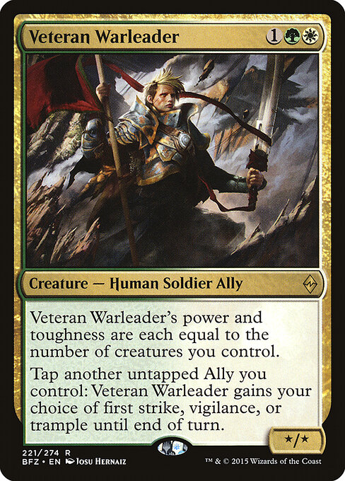 Veteran Warleader card art