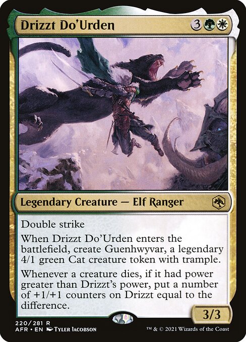 Drizzt Do'Urden card art