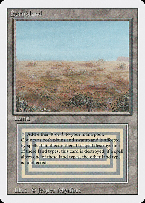 Scrubland card art