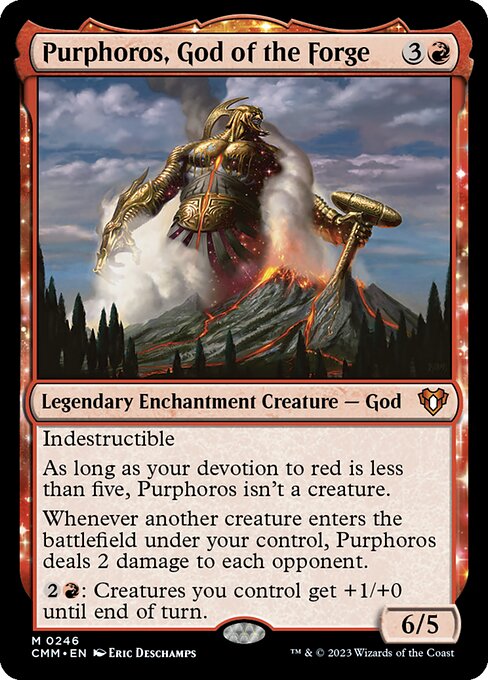 Purphoros, God of the Forge card art