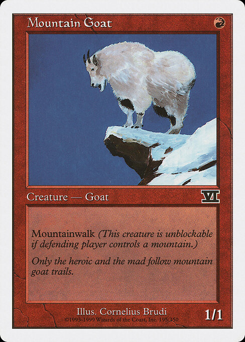 Mountain Goat card art